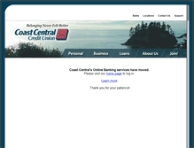 Tablet Screenshot of cconline.coastccu.org